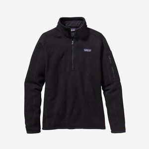Women’s Black Patagonia 1/4 zip fleece
